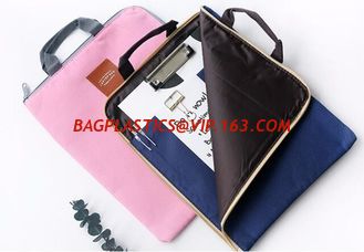 China OEM shopping tote color zipper lunch Customized file canvas bag,Recycled canvas cotton bag promotional hanging file tote supplier