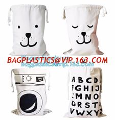 China Wholesale promotional eco friendly custom printed logo plain canvas drawstring bag cotton shoe bag personalized canvas supplier