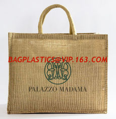 China Jute big bag,jute tote with front pocket,tote box,laminated jute bag,Excellent quality low price importer of jute tote s supplier