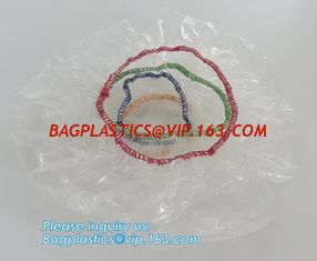 China disposable PE shower cap wholesale plastic waterproof shower cap,PE shower cap with elastic band,hotel shower cap biodeg supplier