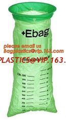 China 100% Biodegradable Disposable Healthcare Emesis Bag,Medical Emesis Bag with a Rigid Plastic Ring,Biodegradable Emesis Ba supplier