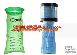 China wholesale price disposable PE emesis bags,Custom logo print plastic twist and seal emesis bag sickness vomit bag bagease supplier