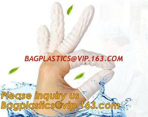 China Powder Free Disposable Static Dissipative Natural Latex Black ESD Finger Cots,Antislip finger coat/latex finger cots /Do supplier