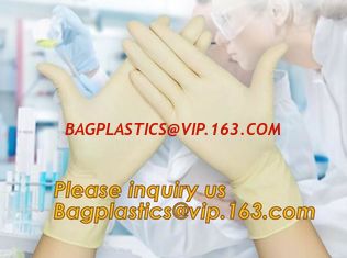 China Medical and daily use sterile latex surgical disposable gloves,Latex free powder free examination medical purple disposa supplier