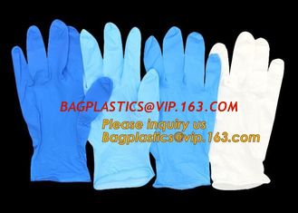 China Disposable powder free black examination nitrile gloves manufacturers,Colored Nitrile Gloves Disposable Medical Blue Pow supplier