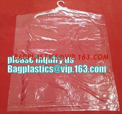 China Transparent Wardrobe Storage Bags Cloth Hanging Garment Suit Coat Dust Cover,40&quot; Showerproof Transparent Suit Garment Co supplier
