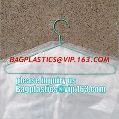 China commercial clear pe ldpe poly hotel laundry roll up suit garment packaging dry cleaning cover plastic polythene bag for supplier