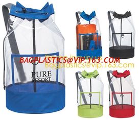 China Biodegradable Eco-friendly Backpack Duffel Laundry Bag sport polyester string backpack drawstring backpack pvc bag, sack supplier