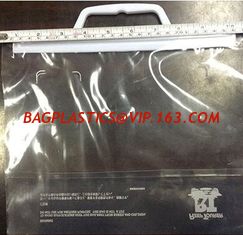 China Rigid snip handle plastic bag/rigid snap handle bag/click up handle plastic bag,Hard handle bags/plastic rigid handle ba supplier