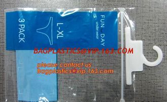 China clothes package garment bag with hook,inexpensive transparent PVC swimwear zipper bag with hung hook,hook plastic pvc sl supplier