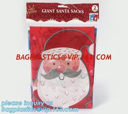 China Giant Christmas Gift Treat Sacks Jumbo Plastic Toys Bags,Sacks Jumbo Plastic Toys Bags,Large Toy Gift Sacks Merry Xmas S supplier