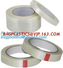 China Filament/Fiberglass Tape,Mono line Filament Tapes,Promotional Filament Fiberglass Self-adhesive Tape bagease bagplastics supplier