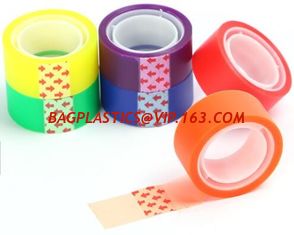 China printed stationery bopp printed packing tape for decoration,Stationery BOPP adhesive Tape Office Tape with SGS Certifica supplier