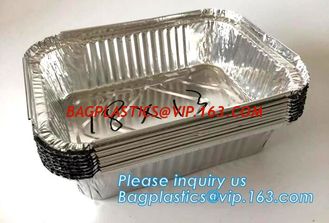 China Popular household kitchen food packing aluminum foil container/pan/tray,Disposable Aluminium Foil Containers for Food Pa supplier