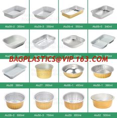 China Microwave Disposable Aluminum Foil Pizza Baking Tray Pans container Sizes,pan box trays takeaway Container,kitchen and B supplier