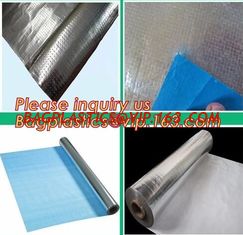 China professional woven cloth fabric braided thermal insulation material for house,Tarpaulin Laminated Aluminum Foil material supplier