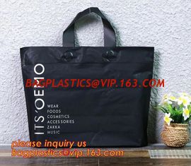 China reusable soft loop handle plastic bags,PP Plastic Bags with Soft Loop Handle, Square Bottom,ecofriendly biodegradable so supplier
