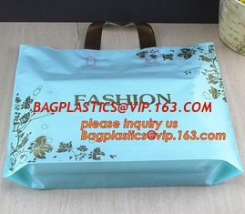 China Soft Loop Handle Plastic Bag With Custom Logo Shopping Bag For Clothing Packaging,Biodegradable Cheap Soft Loop Handle S supplier