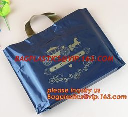China eco-friendly plastic LDPE HDPE soft loop handle bag,Soft Loop Handle Bags/High quality white soft loop handle plastic ba supplier