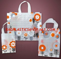 China Wholesale Die Cut Handle Eco-Friendly Custom Design Shopping Gravure Printing Groceries Plastic Bags With Logo bagease supplier