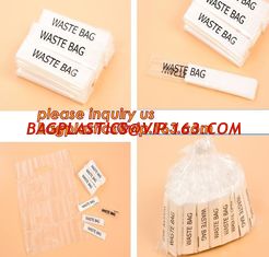 China Individually packed waste bag, individually packed, single fold,100% fully biodegradable die cut handle plastic shopping supplier
