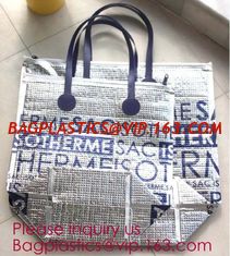 China Aluminum Cooler Bag Thermal Bag,oxford cloth adjustable messenger student insulation lunch cooler bag bagplastics packa supplier