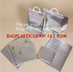 China Extra Strength Zipper and Thick Insulation Food Delivery Bag,Picnic Insulated Cooler Bag Tote Thermal insulation Lunch B supplier