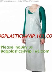 China 100% compostable apron, blend with PBAT+PLA+CORN STARCH, APRONS,gallon compostable drawstring trash bag BAGEASE PACKAGE supplier