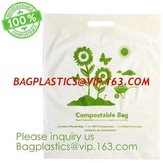 China Eco-friendly Roll Compostable Plastic Bag Drawstring Biodegradable Garbage Bags,cornstarch custom compostable biodegrada supplier