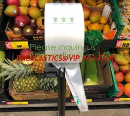 China Food produce bag, fruit produce bags, pack 100% Compostable Bags Biodegradable Bags Dog 100% Biodegradable Dog Poop Bags supplier