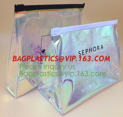 China professional waterproof small makeup bag with logo printing,Fashion Promotional PVC Cosmetic Bag Makeup Bag bagplastics supplier