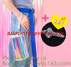 China holographic pvc bags, holographic packs, holographic pouch bags, holographic metialized cosmetic make up, holographic PU supplier