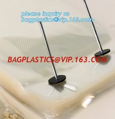 China wicket bread bag,reusable customized transparent wicket ice cube bags,clear water proof wicket PE bag,bag with metal str supplier