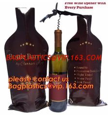 China Leak Proof Reusable Safe Travel Storage Wine Shipper Bags Disposable Wine Bottle Plastic Bubble Protector Travel Bags Po supplier