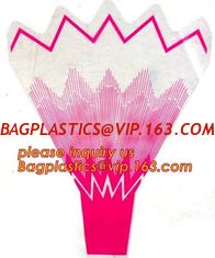 China Biodegradable Flower Sleeve For Flower Packaging,Cellophane bag flower mesh,flower sleeve bag,Handing Plastic bags/Plast supplier