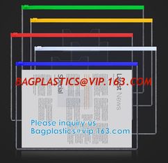 China Biodegradable Slider Zipper Vinyl k Bag Slider Zipper Beach Vinyl Toiletry Zipp PVC Snap Closure supplier