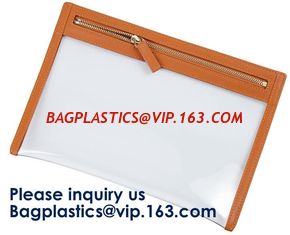 China OEM Makeup Cosmetic Bag Commodity Package Packing Soft Customized PVC Slider,Portable Washable Storage Bag Makeup Zipper supplier