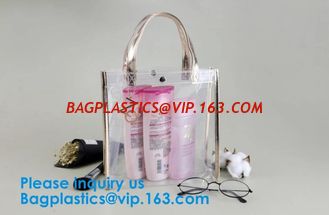 China Shiny Transparent Hologram Holographic Tote Bag PU Handbag Shoulder Bag,Transparent Laser Candy Hologram Handbag Jelly B supplier