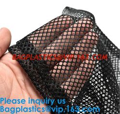 China Durable Nylon Mesh Bag with Sliding Drawstring Cord Lock Closure,Large Black Mesh Bag ECO-FRIENDLY PREMIUM WASHABLE GROC supplier