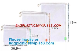 China Promotional Custom Logo Brown Small Nylon Drawstring Mesh Bag, OEM Design Promotion Small Polyester Mesh Drawstring Bag supplier