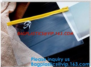 China Custom Logo PVC Vinyl Clear Zipper Slider Pouch Transparent Soft Bikini Cosmetic EVA Material k Bag supplier