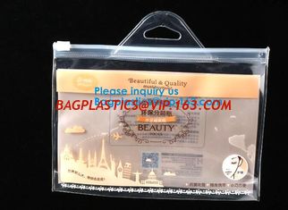 China Water Proof Clear Pvc Slider Plastic Zipper Bag Resealable Zip Lock Packing Poly Bags Plastic Document Bags supplier