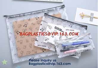 China Promotional Custom Printed Pvc Vinyl Transparent Stationery k Bags,Crossbody Stationery Set Zipper Pvc Bag Bagease supplier