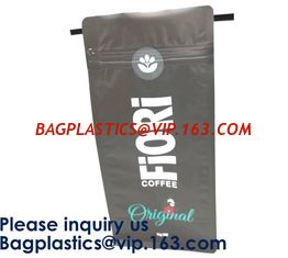 China Food Industrial Use And Moisture Proof Feature Resealable Zipper Kraft Paper Food Packaging Bags Doypack Pouch bags supplier