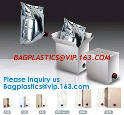 China Foil Stand Up Bag In Box For Juice,Standing Plastic Pouch Spout Proof Juice Water Bag In Box,5L/10L/20L Transparent/VMPE supplier