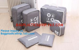 China Travel 6 Sets Travel Organizers Luggage Compression Pouches Packing Cubes, Luggage Organizer Accessories Luggage Packing supplier