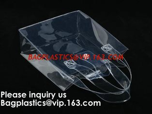 China Transparent Makeup Bag Cosmetic Bag Pvc Tote Bag With Clear Handles And Plastic Buckle Closure, crossboady, shoulder supplier
