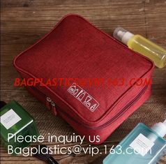 China Cosmetic Pouch Handbag Toiletry Bag Barrel Shaped Travel Cosmetic Bag Round Drawstring Makeup Organizer Storage Bag supplier