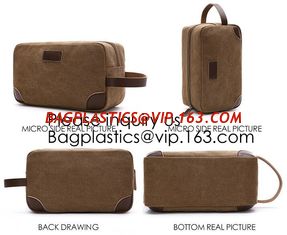 China Natural Hemp Branded Cosmetic Bags,Custom Genuine Leather Travel Cosmetic Bag for Men,Bagease, Bagplastics, package supplier