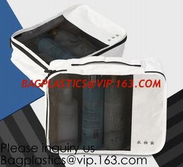 China Washable Tyvek Paper Cosmetic Bags,Tyvek Paper Cosmetic Bag Trendy PU Makeup Bag with Private Label, bagease, bagplastic supplier